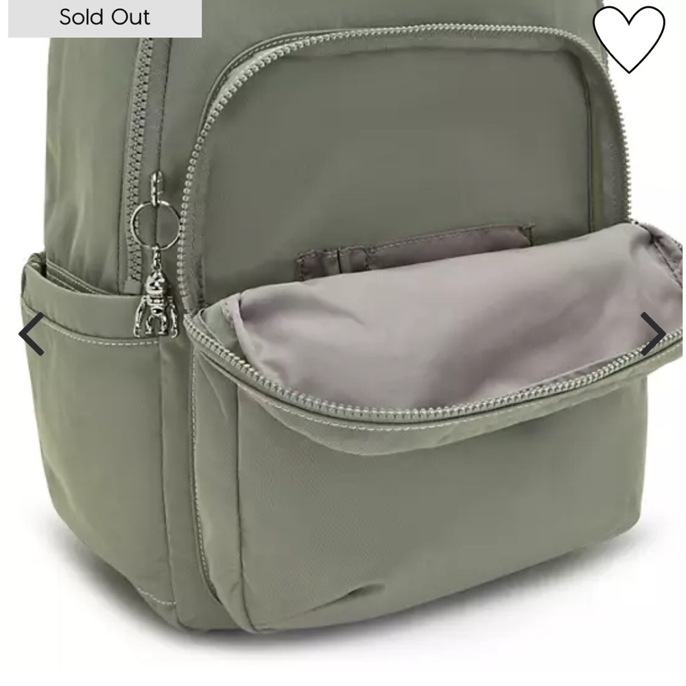Kipling Stylish Green Backpack - Picture 8 of 9